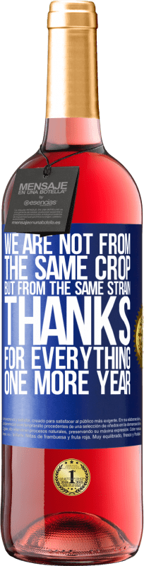 29,95 € | 桃红葡萄酒 ROSÉ版 我们不是来自同一作物，而是来自同一品系。谢谢你，一年多 蓝色标签. 可自定义的标签 青年酒 收成 2025 Tempranillo