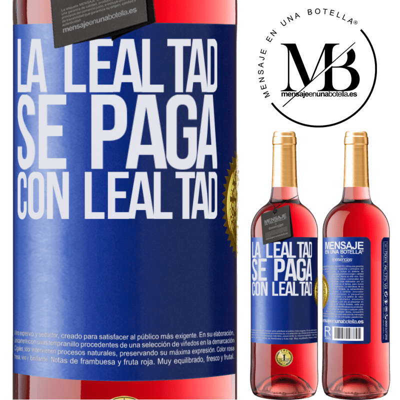 29,95 € Бесплатная доставка | Розовое вино Издание ROSÉ Лояльность оплачивается лояльностью Синяя метка. Настраиваемая этикетка Молодое вино Урожай 2022 Tempranillo
