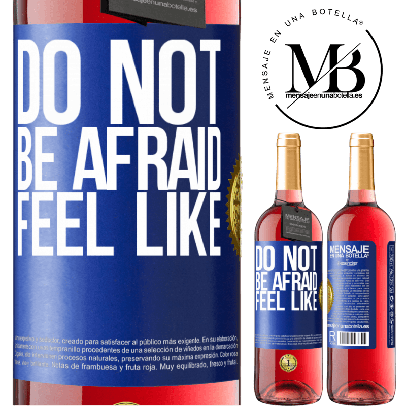 29,95 € Free Shipping | Rosé Wine ROSÉ Edition Do not be afraid. Feel like Blue Label. Customizable label Young wine Harvest 2023 Tempranillo