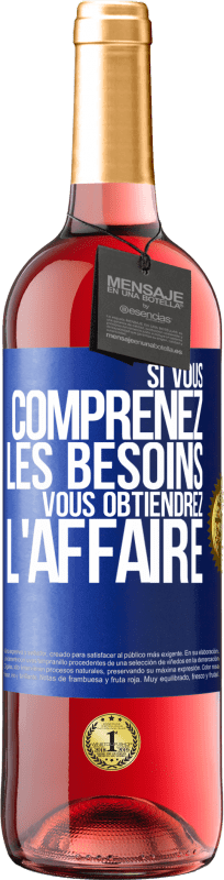 29,95 € | Vin rosé Édition ROSÉ Si vous comprenez les besoins vous obtiendrez l'affaire Étiquette Bleue. Étiquette personnalisable Vin jeune Récolte 2024 Tempranillo