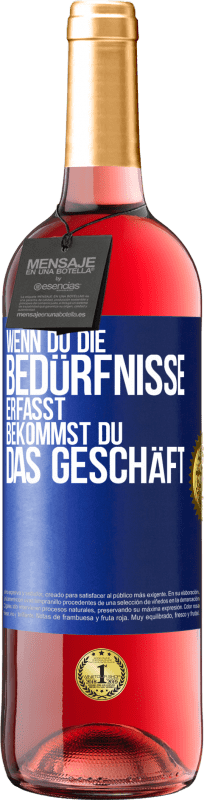 29,95 € Kostenloser Versand | Roséwein ROSÉ Ausgabe Wenn du die Bedürfnisse erfasst, bekommst du das Geschäft Blaue Markierung. Anpassbares Etikett Junger Wein Ernte 2024 Tempranillo