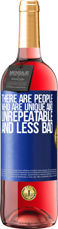29,95 € 送料無料 | ロゼワイン ROSÉエディション ユニークで再現性のない人がいます。悪くない 青いタグ. カスタマイズ可能なラベル 若いワイン 収穫 2025 Tempranillo