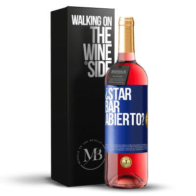 «¿STAR BAR abierto?» ROSÉ版