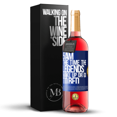 «5 часов утра Время, когда легенды просыпаются или ложатся спать» Издание ROSÉ