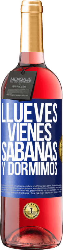 29,95 € | 桃红葡萄酒 ROSÉ版 Llueves, vienes, sábanas y dormimos 蓝色标签. 可自定义的标签 青年酒 收成 2023 Tempranillo