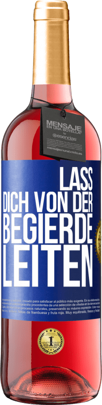 29,95 € | Roséwein ROSÉ Ausgabe Lass dich von der Begierde leiten Blaue Markierung. Anpassbares Etikett Junger Wein Ernte 2023 Tempranillo