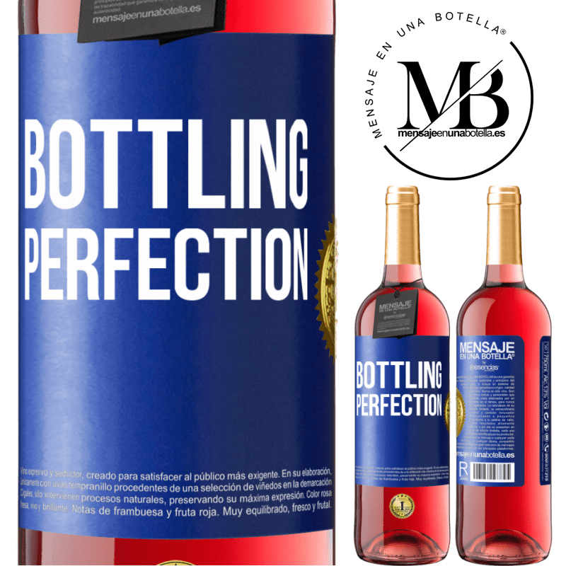 29,95 € Free Shipping | Rosé Wine ROSÉ Edition Bottling perfection Blue Label. Customizable label Young wine Harvest 2021 Tempranillo