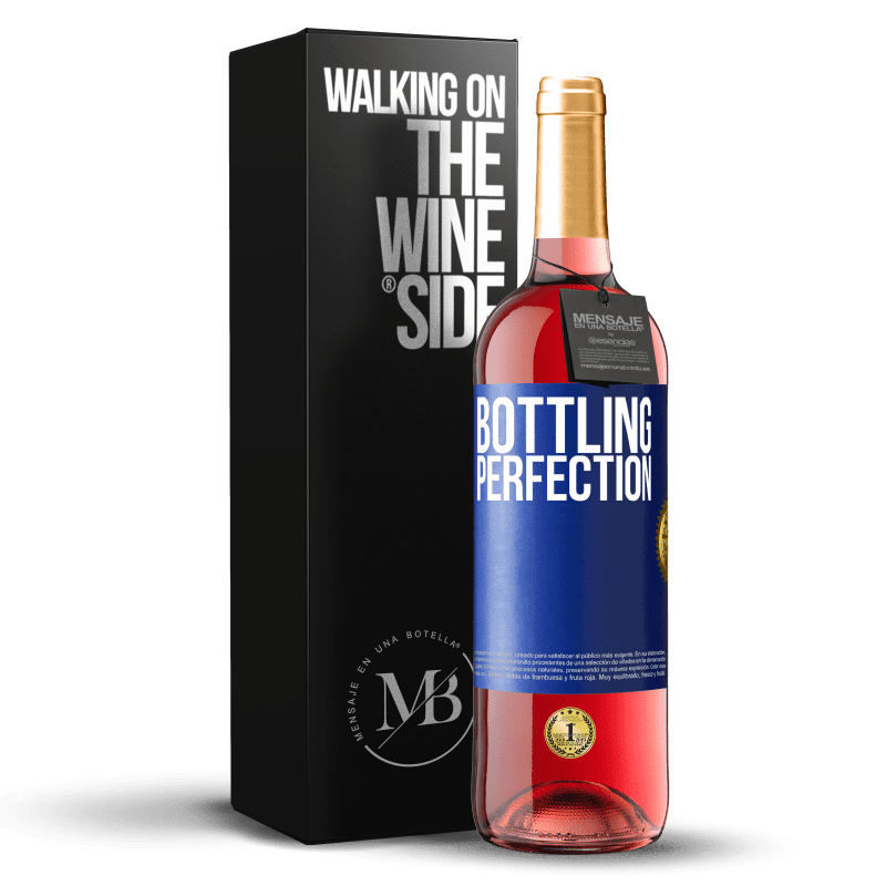 29,95 € 免费送货 | 桃红葡萄酒 ROSÉ版 Bottling perfection 蓝色标签. 可自定义的标签 青年酒 收成 2024 Tempranillo