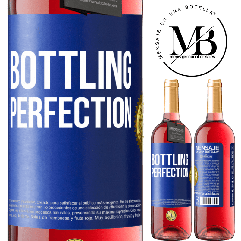 29,95 € Spedizione Gratuita | Vino rosato Edizione ROSÉ Bottling perfection Etichetta Blu. Etichetta personalizzabile Vino giovane Raccogliere 2024 Tempranillo