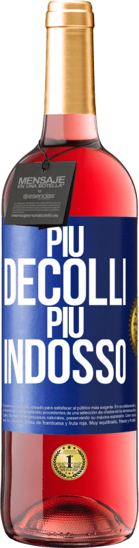 29,95 € | Vino rosato Edizione ROSÉ Più decolli, più indosso Etichetta Blu. Etichetta personalizzabile Vino giovane Raccogliere 2024 Tempranillo