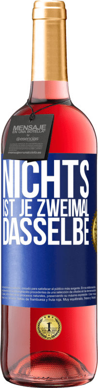 Kostenloser Versand | Roséwein ROSÉ Ausgabe Nichts ist je zweimal dasselbe Blaue Markierung. Anpassbares Etikett Junger Wein Ernte 2023 Tempranillo