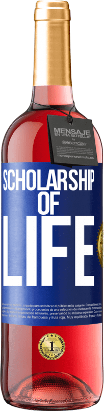 29,95 € | Rosé Wine ROSÉ Edition Scholarship of life Blue Label. Customizable label Young wine Harvest 2023 Tempranillo
