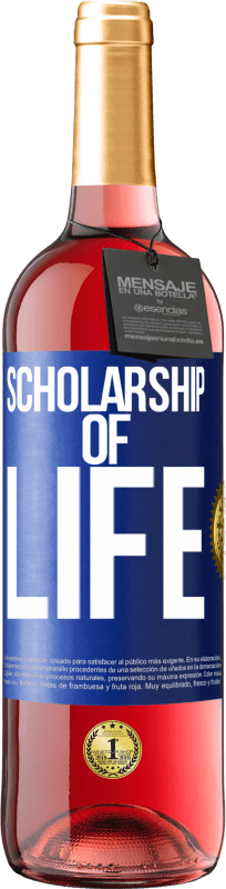 29,95 € | Rosé Wine ROSÉ Edition Scholarship of life Blue Label. Customizable label Young wine Harvest 2024 Tempranillo