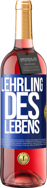 29,95 € | Roséwein ROSÉ Ausgabe Lehrling des Lebens Blaue Markierung. Anpassbares Etikett Junger Wein Ernte 2023 Tempranillo