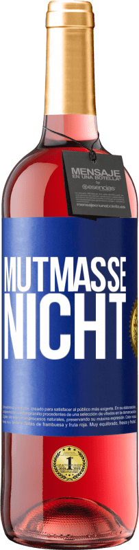 29,95 € | Roséwein ROSÉ Ausgabe Mutmaße nicht Blaue Markierung. Anpassbares Etikett Junger Wein Ernte 2024 Tempranillo