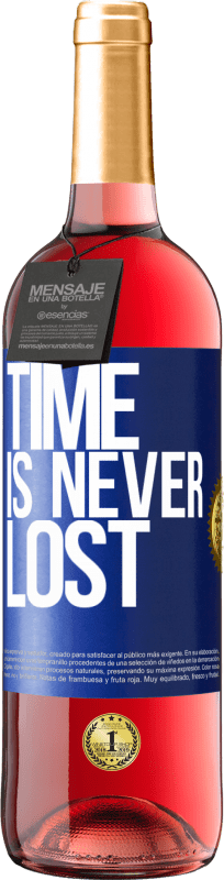 29,95 € | Rosé Wine ROSÉ Edition Time is never lost Blue Label. Customizable label Young wine Harvest 2023 Tempranillo