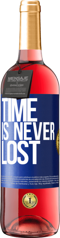 29,95 € | Rosé Wine ROSÉ Edition Time is never lost Blue Label. Customizable label Young wine Harvest 2024 Tempranillo