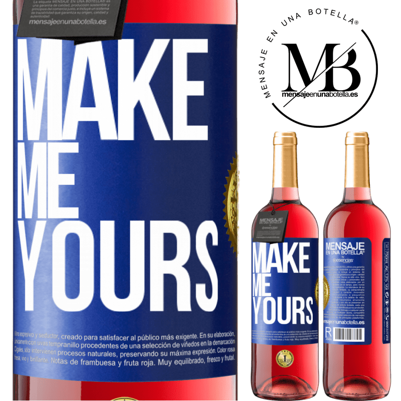 29,95 € Free Shipping | Rosé Wine ROSÉ Edition Make me yours Blue Label. Customizable label Young wine Harvest 2022 Tempranillo