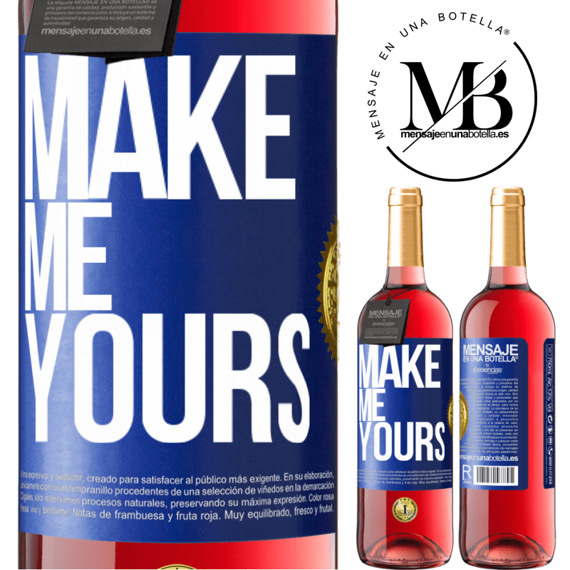 29,95 € Free Shipping | Rosé Wine ROSÉ Edition Make me yours Blue Label. Customizable label Young wine Harvest 2024 Tempranillo