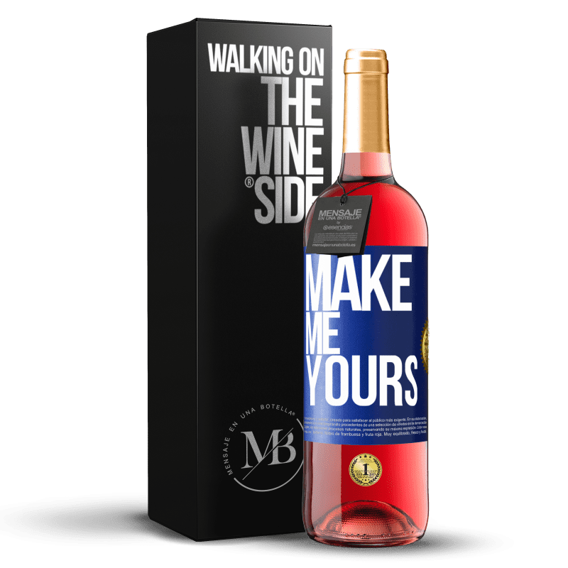 24,95 € Free Shipping | Rosé Wine ROSÉ Edition Make me yours Blue Label. Customizable label Young wine Harvest 2021 Tempranillo