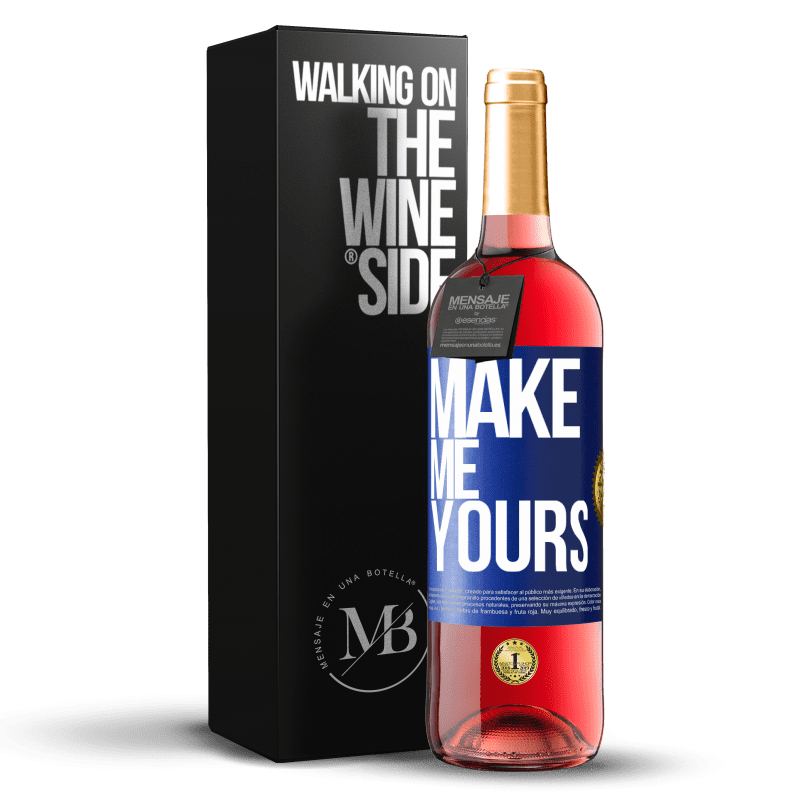 29,95 € Free Shipping | Rosé Wine ROSÉ Edition Make me yours Blue Label. Customizable label Young wine Harvest 2024 Tempranillo