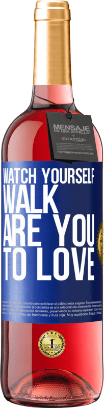 29,95 € | Rosé Wine ROSÉ Edition Watch yourself walk. Are you to love Blue Label. Customizable label Young wine Harvest 2023 Tempranillo