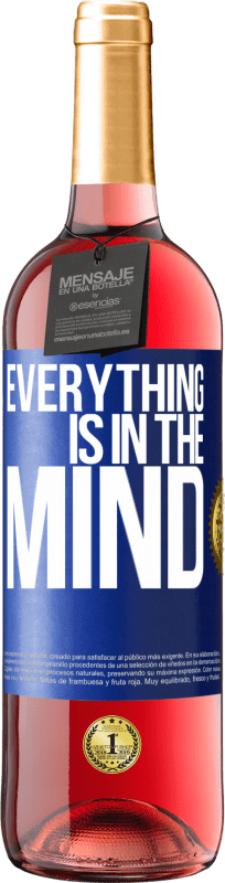 29,95 € | 桃红葡萄酒 ROSÉ版 一切都在脑海中 蓝色标签. 可自定义的标签 青年酒 收成 2023 Tempranillo