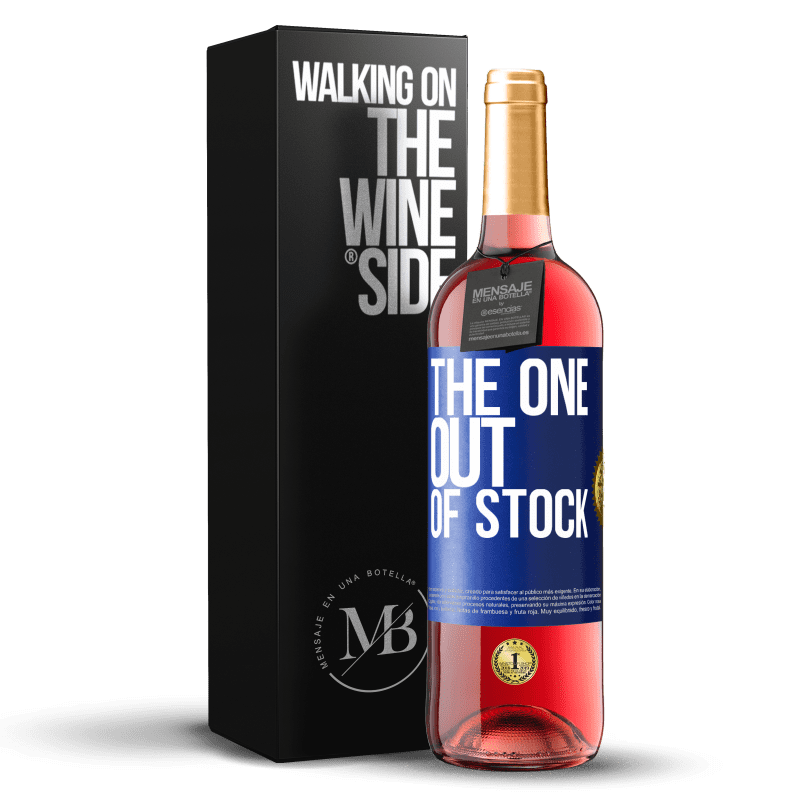29,95 € Free Shipping | Rosé Wine ROSÉ Edition The one out of stock Blue Label. Customizable label Young wine Harvest 2024 Tempranillo