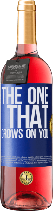 29,95 € | Roséwein ROSÉ Ausgabe The one that grows on you Blaue Markierung. Anpassbares Etikett Junger Wein Ernte 2024 Tempranillo