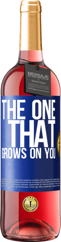 29,95 € | Vino rosato Edizione ROSÉ The one that grows on you Etichetta Blu. Etichetta personalizzabile Vino giovane Raccogliere 2024 Tempranillo