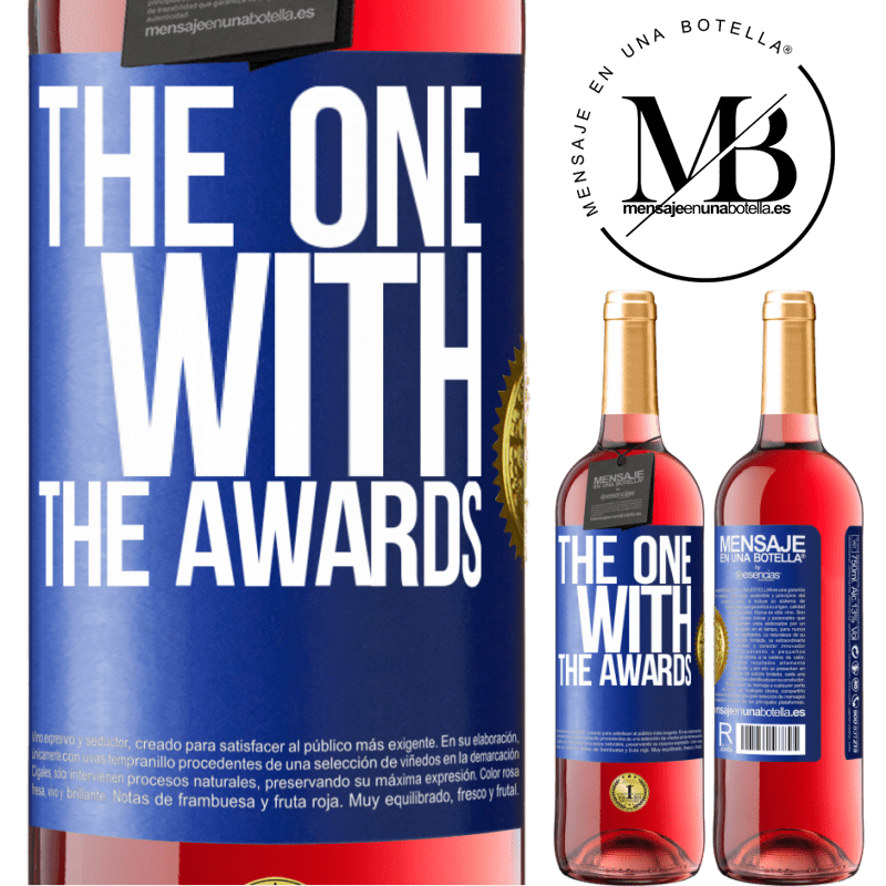 29,95 € Free Shipping | Rosé Wine ROSÉ Edition The one with the awards Blue Label. Customizable label Young wine Harvest 2021 Tempranillo
