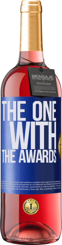 29,95 € | Roséwein ROSÉ Ausgabe The one with the awards Blaue Markierung. Anpassbares Etikett Junger Wein Ernte 2023 Tempranillo