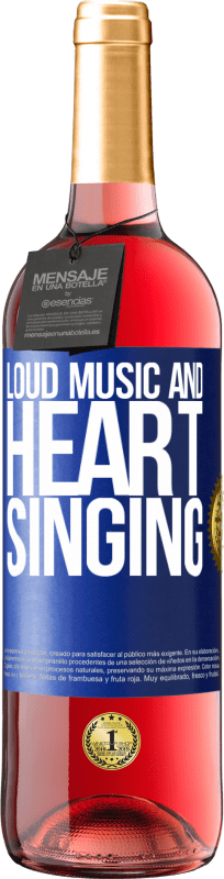 29,95 € | Rosé Wine ROSÉ Edition The loud music and the heart singing Blue Label. Customizable label Young wine Harvest 2024 Tempranillo