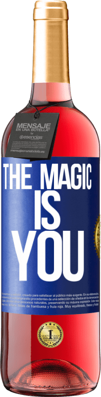24,95 € Free Shipping | Rosé Wine ROSÉ Edition The magic is you Blue Label. Customizable label Young wine Harvest 2021 Tempranillo