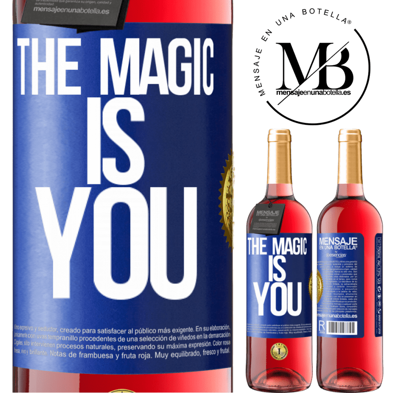 29,95 € Free Shipping | Rosé Wine ROSÉ Edition The magic is you Blue Label. Customizable label Young wine Harvest 2022 Tempranillo