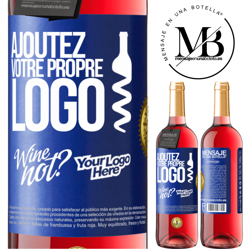 29,95 € Envoi gratuit | Vin rosé Édition ROSÉ Ajoutez votre propre logo Étiquette Bleue. Étiquette personnalisable Vin jeune Récolte 2023 Tempranillo