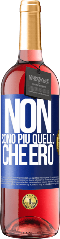 Spedizione Gratuita | Vino rosato Edizione ROSÉ Non sono più quello che ero Etichetta Blu. Etichetta personalizzabile Vino giovane Raccogliere 2023 Tempranillo