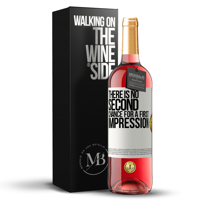 29,95 € Free Shipping | Rosé Wine ROSÉ Edition There is no second chance for a first impression White Label. Customizable label Young wine Harvest 2021 Tempranillo