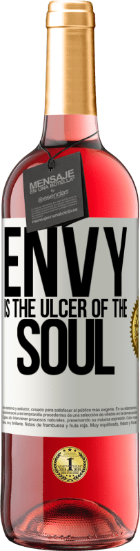 29,95 € | Rosé Wine ROSÉ Edition Envy is the ulcer of the soul White Label. Customizable label Young wine Harvest 2024 Tempranillo