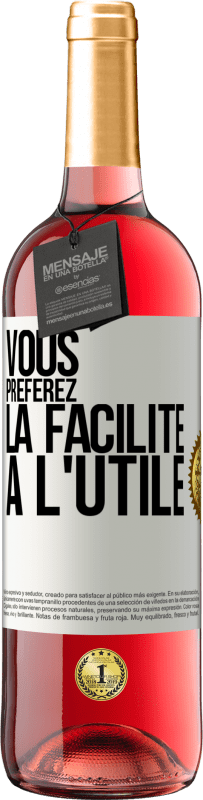 29,95 € | Vin rosé Édition ROSÉ Vous préférez la facilité à l'utile Étiquette Blanche. Étiquette personnalisable Vin jeune Récolte 2024 Tempranillo