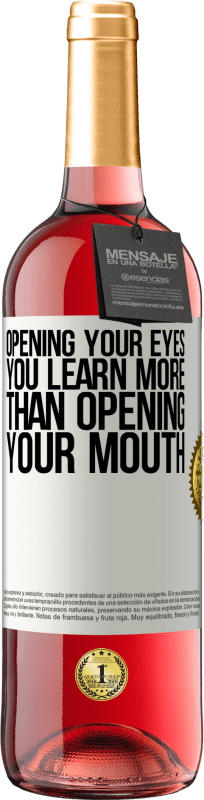 29,95 € | 桃红葡萄酒 ROSÉ版 睁开眼睛，除了张开嘴巴，您还将学到更多 白标. 可自定义的标签 青年酒 收成 2025 Tempranillo