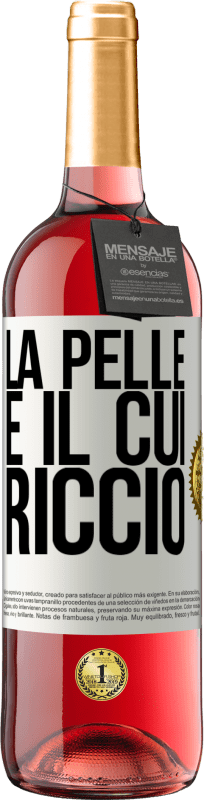 29,95 € | Vino rosato Edizione ROSÉ La pelle è il cui riccio Etichetta Bianca. Etichetta personalizzabile Vino giovane Raccogliere 2025 Tempranillo
