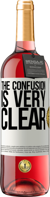 29,95 € | Rosé Wine ROSÉ Edition The confusion is very clear White Label. Customizable label Young wine Harvest 2024 Tempranillo