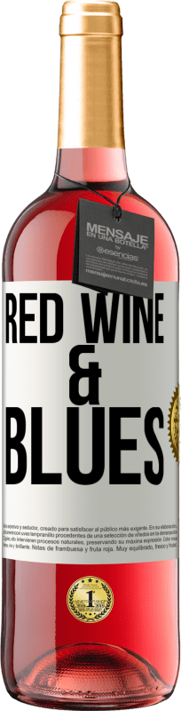 29,95 € | Vino rosato Edizione ROSÉ Red wine & Blues Etichetta Bianca. Etichetta personalizzabile Vino giovane Raccogliere 2025 Tempranillo