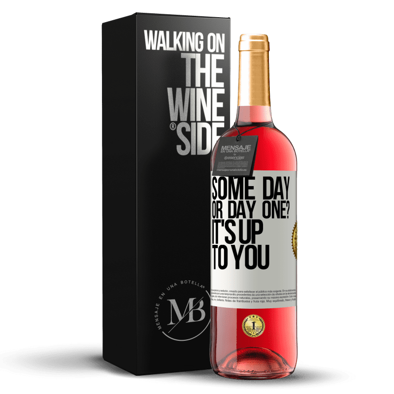 29,95 € Free Shipping | Rosé Wine ROSÉ Edition some day, or day one? It's up to you White Label. Customizable label Young wine Harvest 2024 Tempranillo