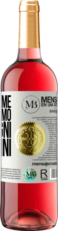 «Che insieme realizziamo più sogni che anni» Edizione ROSÉ