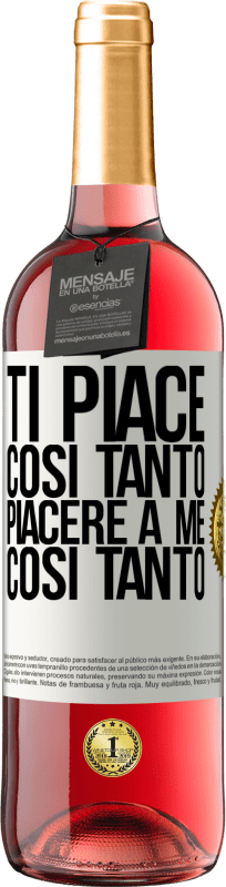 29,95 € | Vino rosato Edizione ROSÉ Ti piace così tanto piacere a me così tanto Etichetta Bianca. Etichetta personalizzabile Vino giovane Raccogliere 2025 Tempranillo