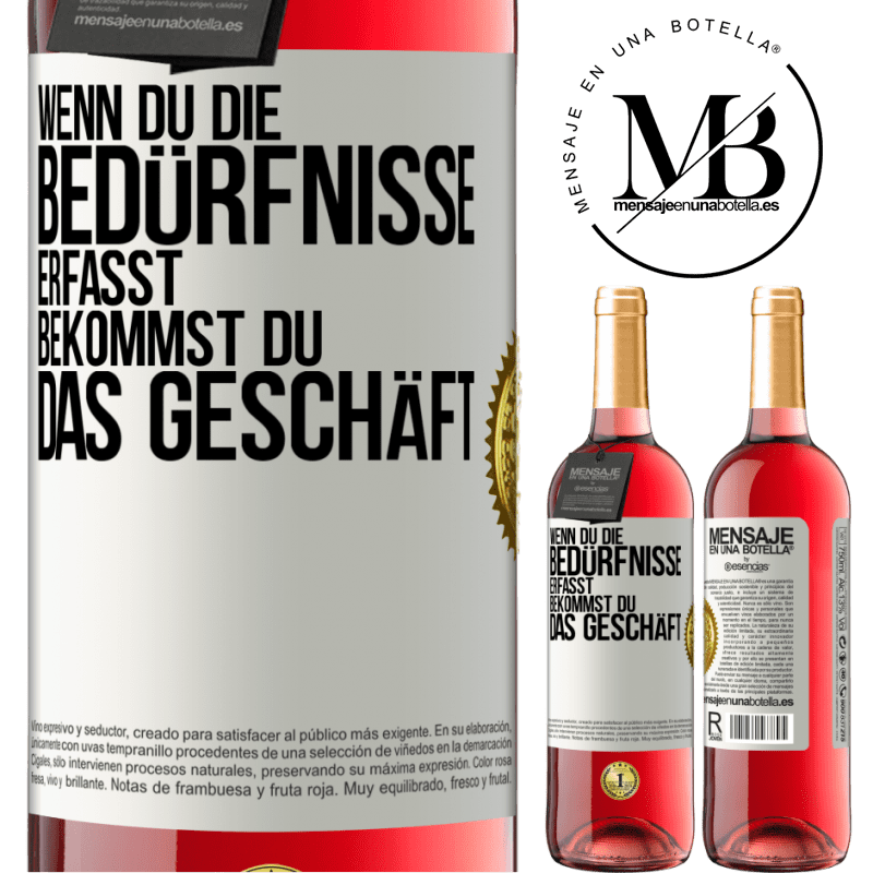 29,95 € Kostenloser Versand | Roséwein ROSÉ Ausgabe Wenn du die Bedürfnisse erfasst, bekommst du das Geschäft Weißes Etikett. Anpassbares Etikett Junger Wein Ernte 2025 Tempranillo