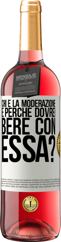 29,95 € | Vino rosato Edizione ROSÉ chi è la moderazione e perché dovrei bere con essa? Etichetta Bianca. Etichetta personalizzabile Vino giovane Raccogliere 2024 Tempranillo