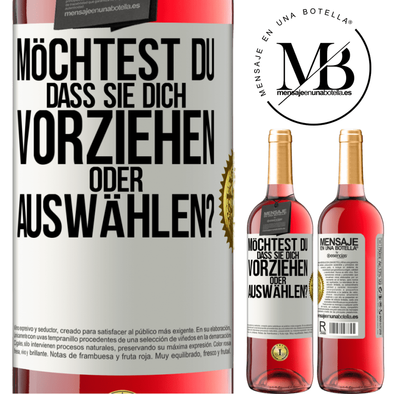 29,95 € Kostenloser Versand | Roséwein ROSÉ Ausgabe Möchtest du, dass sie dich vorziehen oder auswählen? Weißes Etikett. Anpassbares Etikett Junger Wein Ernte 2023 Tempranillo